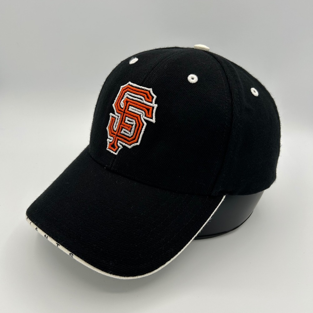 Vintage San Francisco Giants Hat Twins Enterprise‎ Mens OSFA Black Wool Blend